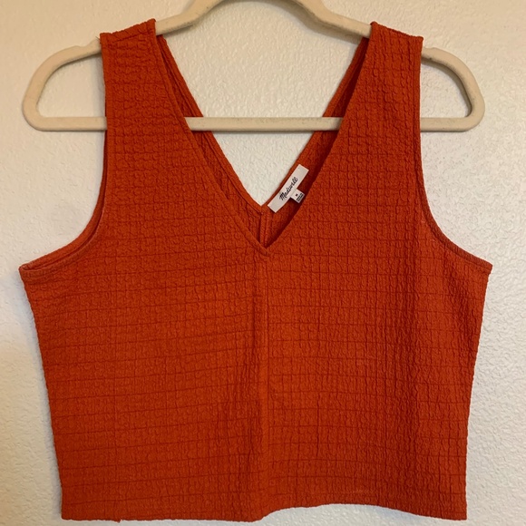 Madewell V-Neck Crop Top Size M - Picture 1 of 5